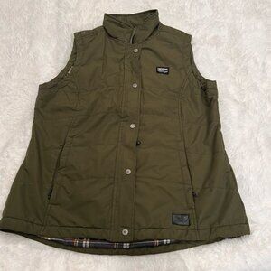 Roots73 women olive vest size M